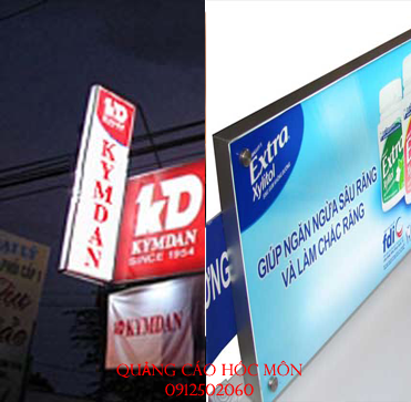 Làm hộp đèn giá rẻ Hóc Môn