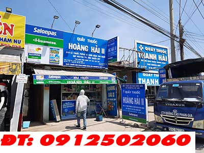 Bảng hiệu tole decal hóc môn