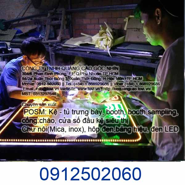 làm bảng hiệu led quảng cáo quận Tân Phú làm bảng hiệu led quảng cáo quận Tân Phú